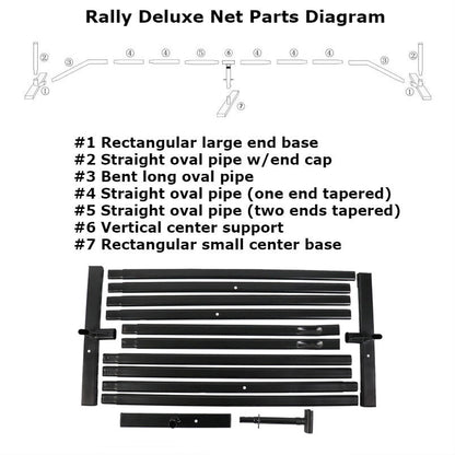 Pickleballsports Rally Deluxe Net Replacement