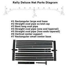 Pickleballsports Rally Deluxe Net Replacement