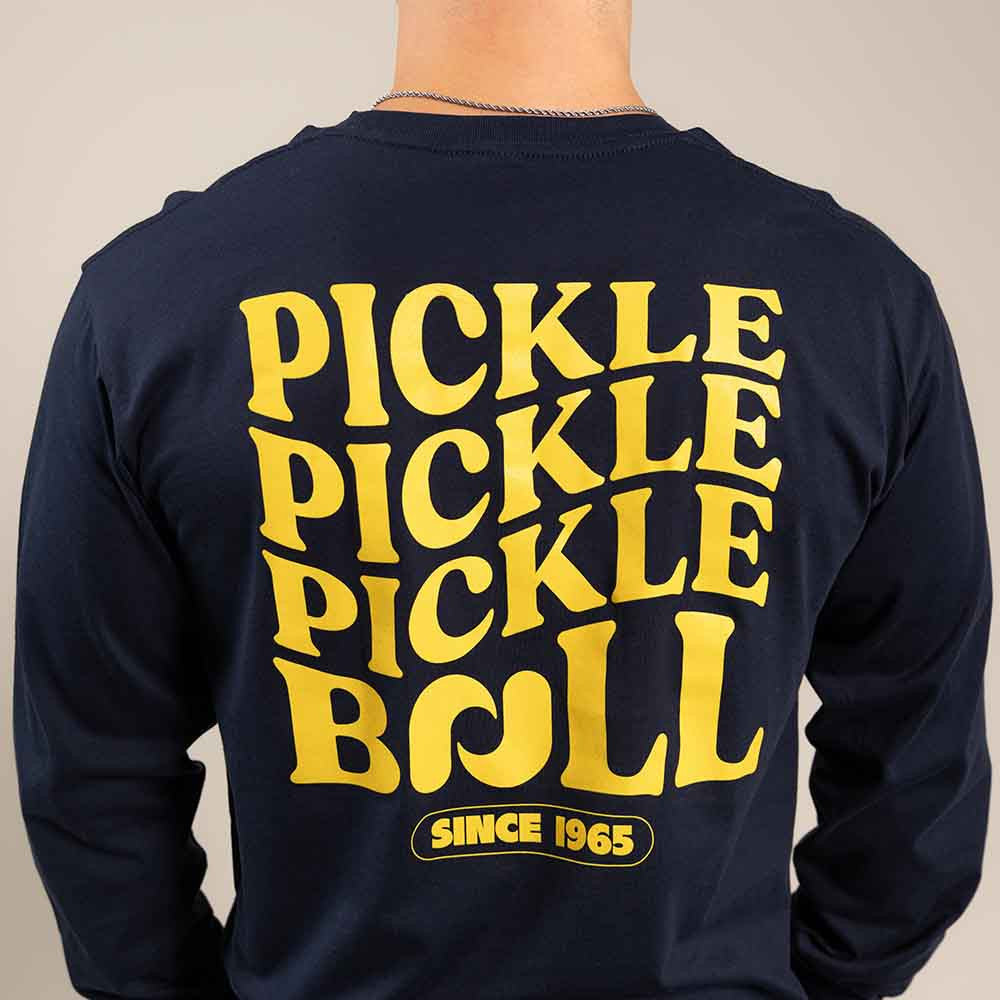 Pickleballsports Heritage Pickle Long Sleeve Tee - Unisex Pickleball Shirt