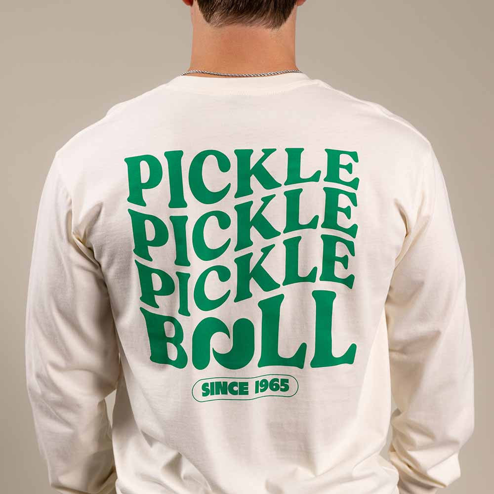 Pickleballsports Heritage Pickle Long Sleeve Tee - Unisex Pickleball Shirt