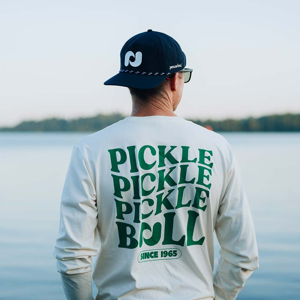 Pickleballsports Heritage Pickle Long Sleeve Tee - Unisex Pickleball Shirt