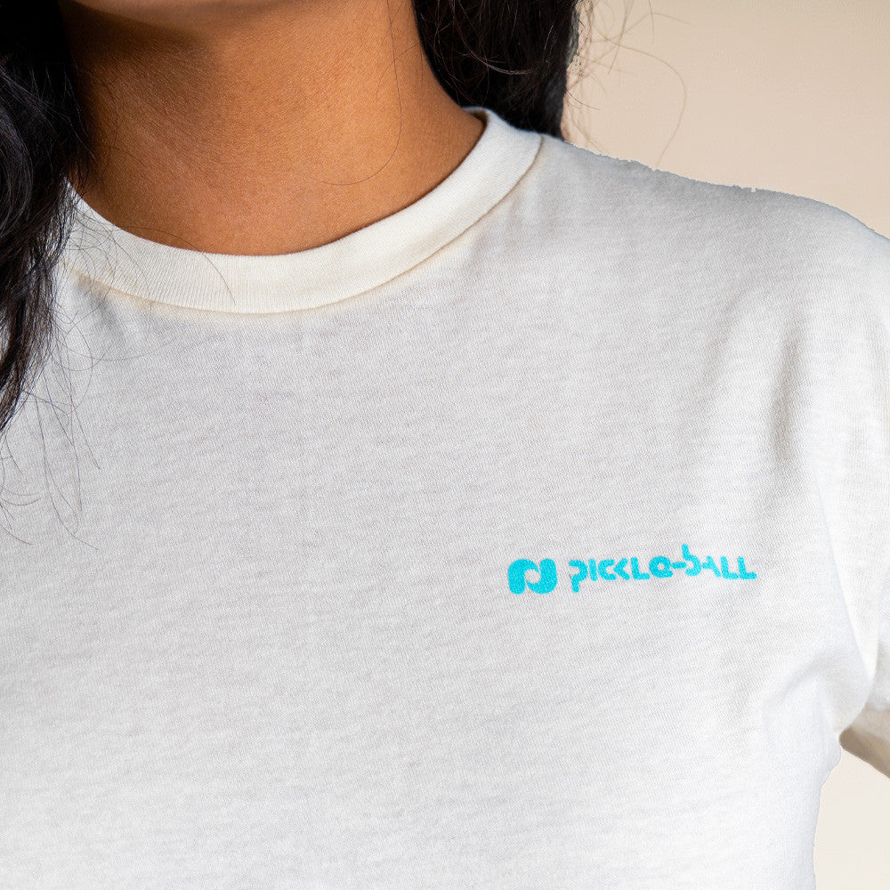Pickleballsports Heritage Pickle-ball Join The Club Retro Ball Tee