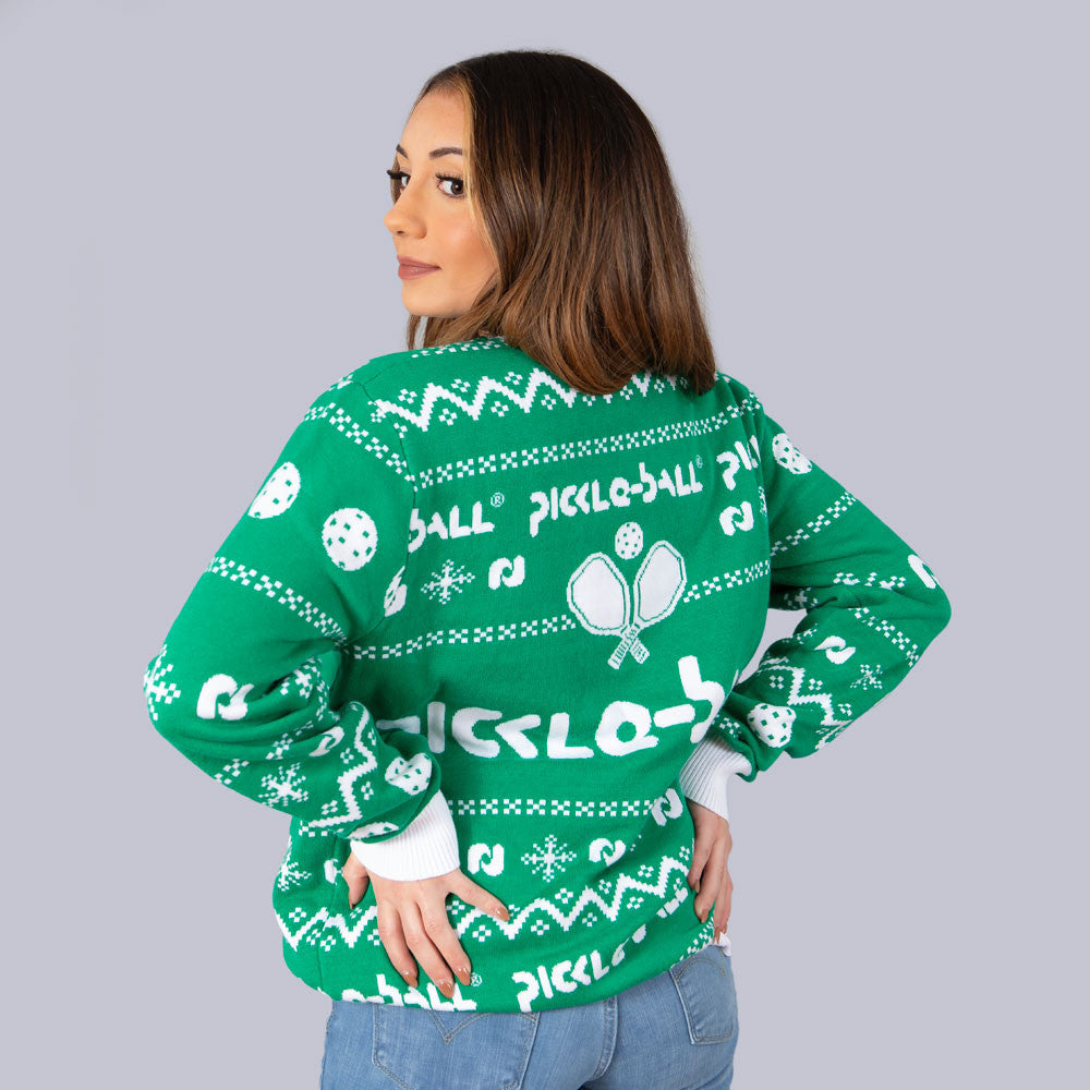 Pickleballsports Heritage Pickle-ball Holiday Sweater