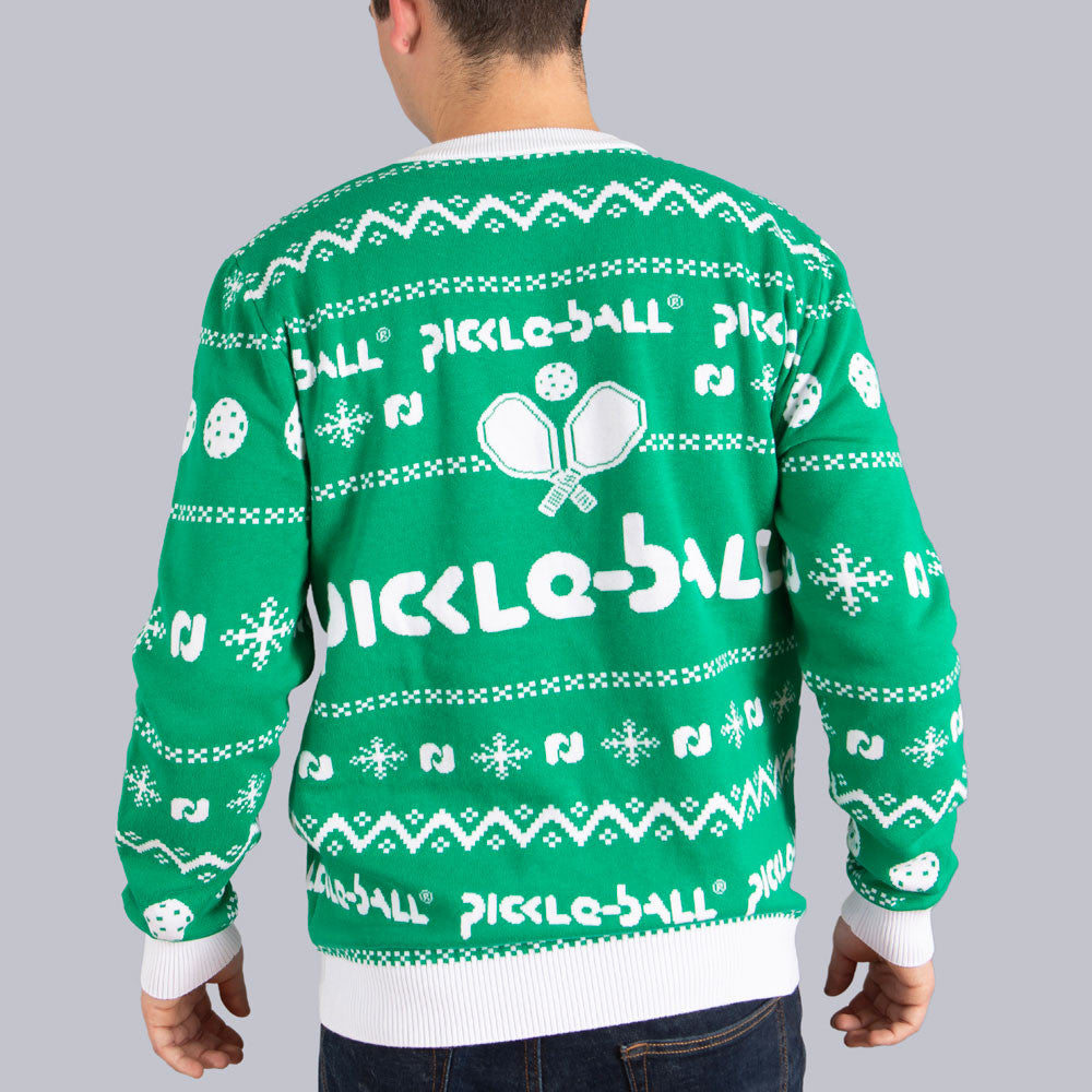 Pickleballsports Heritage Pickle-ball Holiday Sweater