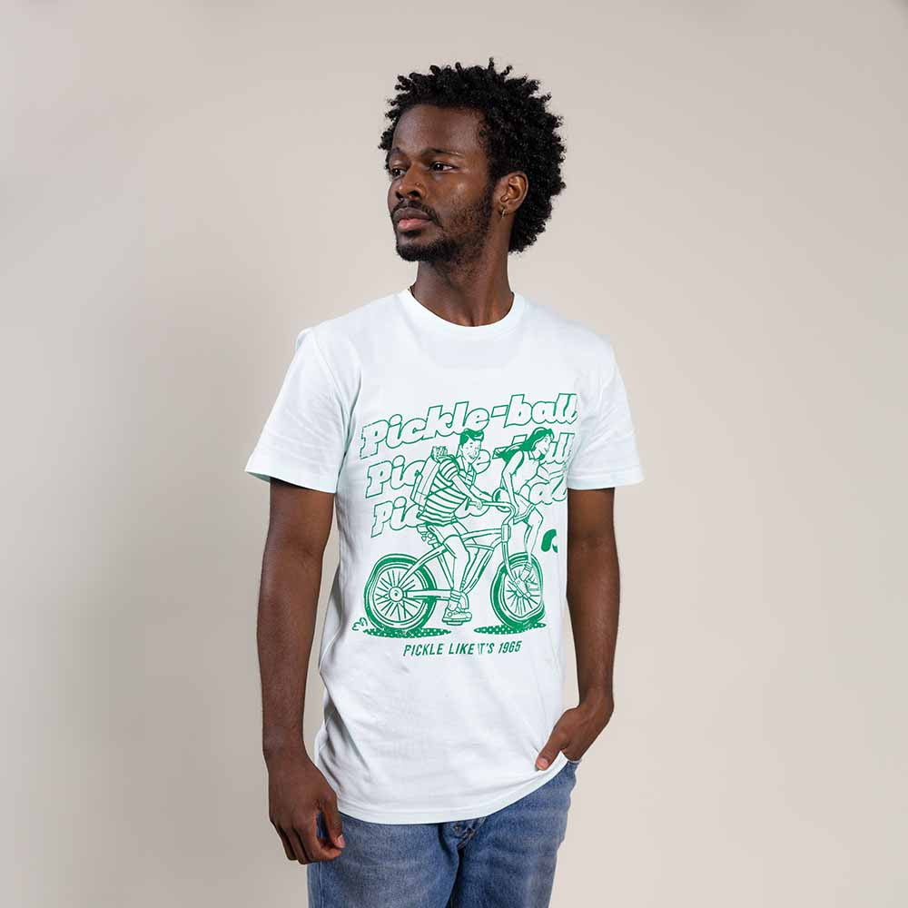 Pickleballsports Heritage Pickle-ball Bike Tee - Unisex