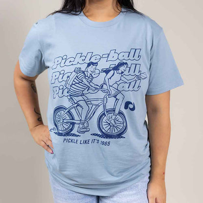Pickleballsports Heritage Pickle-ball Bike Tee - Unisex