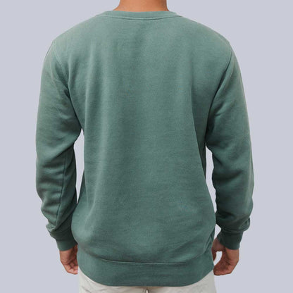 Pickleballsports Heritage Pickle-ball Embroidered Cursive Crew Neck Sweatshirt