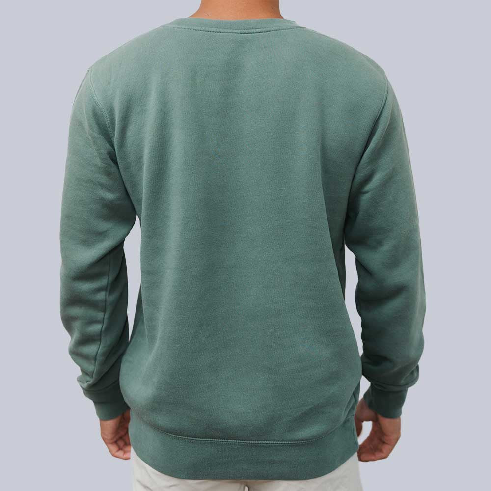 Pickleballsports Heritage Pickle-ball Embroidered Cursive Crew Neck Sweatshirt