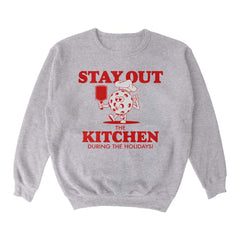 Pickleballsports Wallflower Stay Out of the Kitchen Holiday Crewneck Sweatshirt - Unisex