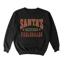 Pickleballsports Wallflower Santa Favorite Crewneck Sweatshirt - Unisex