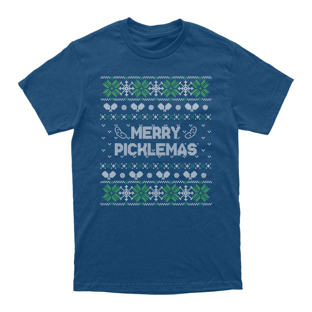 Pickleballsports Wallflower Merry Xmas Fairisle T-Shirt - Unisex