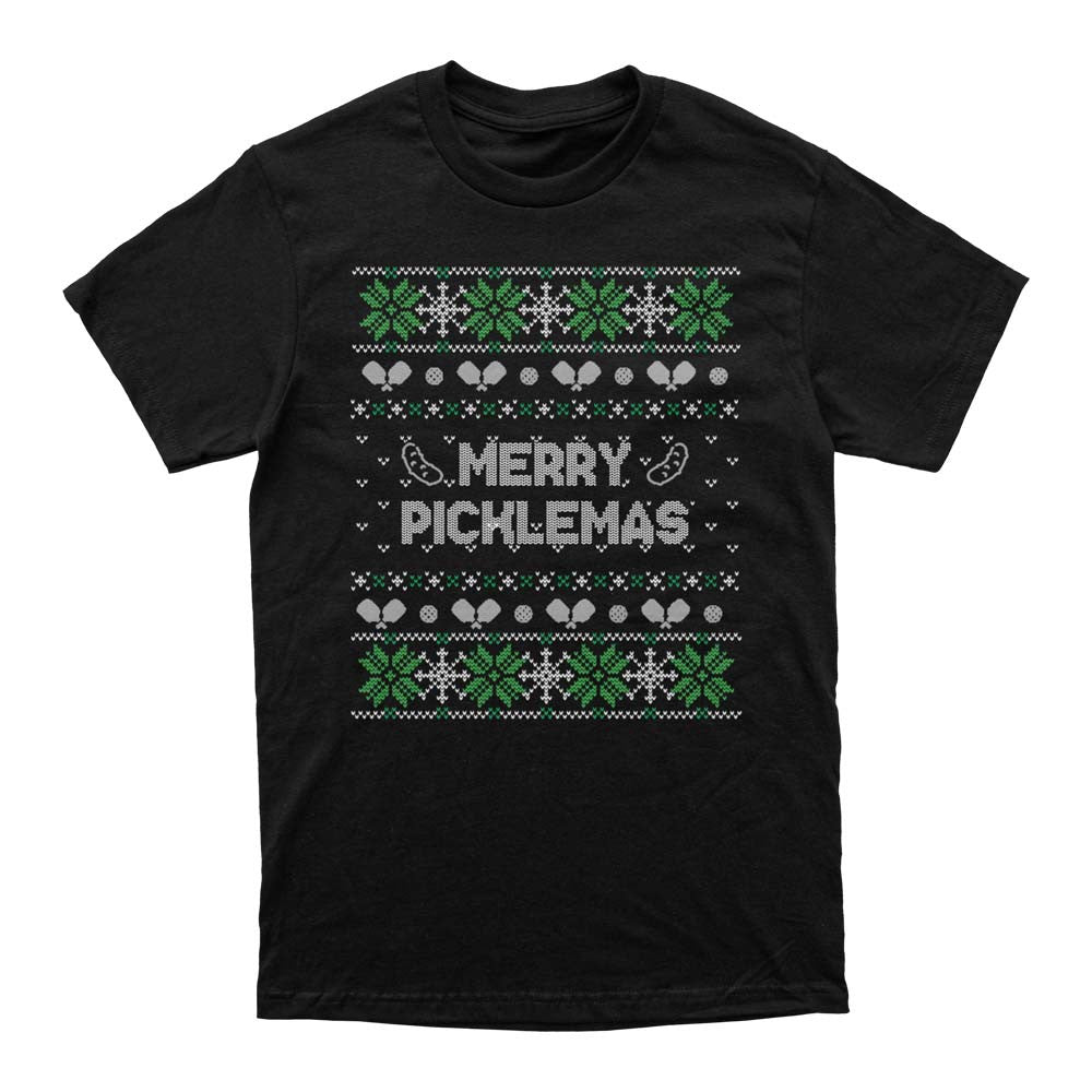 Pickleballsports Wallflower Merry Xmas Fairisle T-Shirt - Unisex