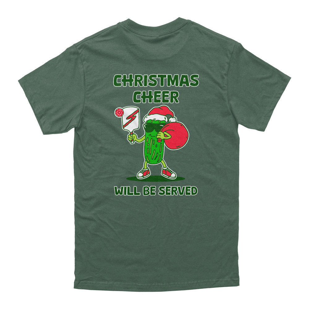 Pickleballsports Wallflower Christmas Cheer Served Pickle T-Shirt - Unisex