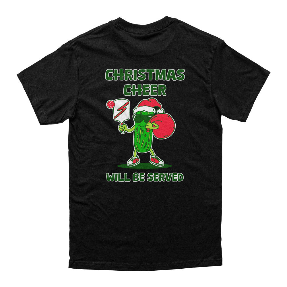 Pickleballsports Wallflower Christmas Cheer Served Pickle T-Shirt - Unisex