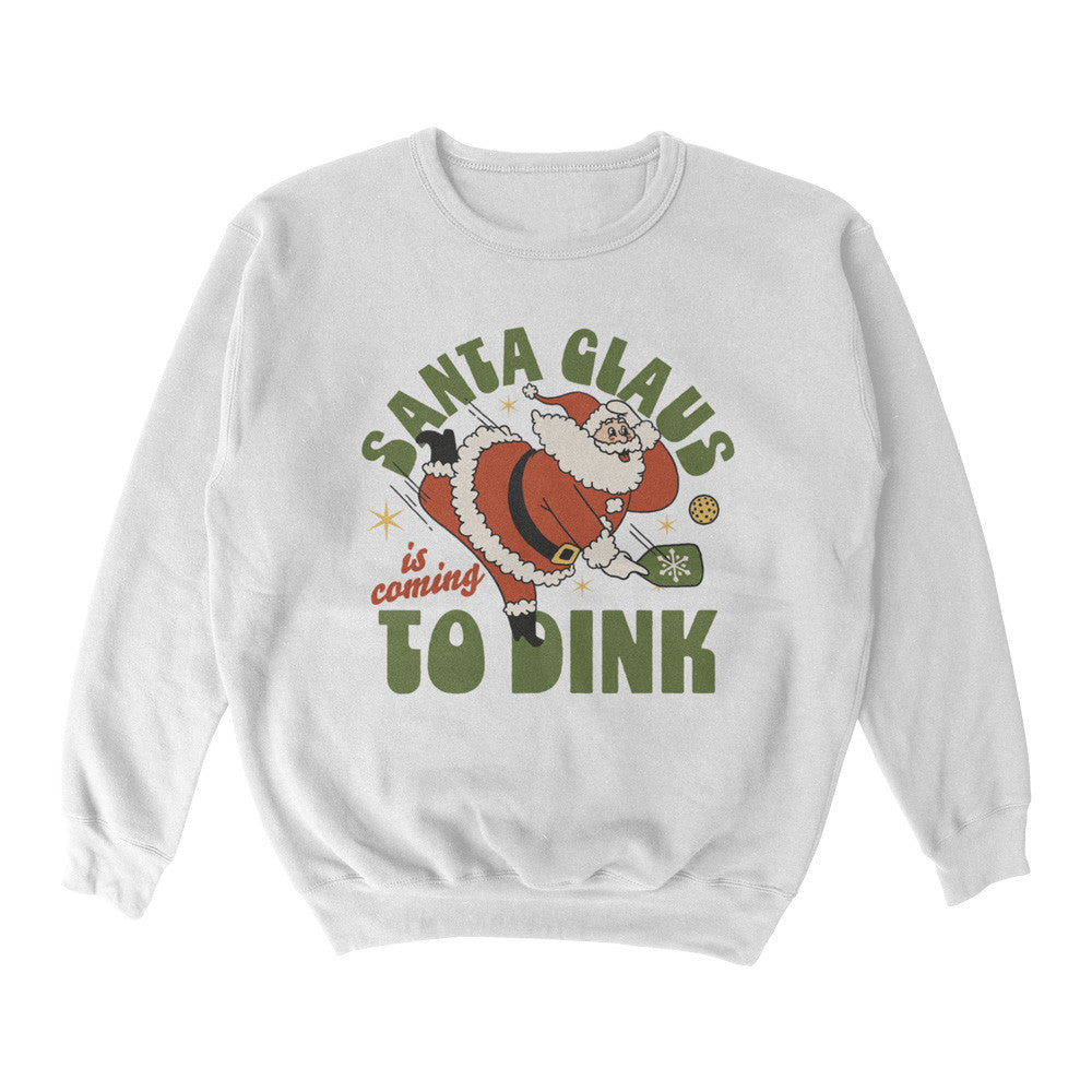 Pickleballsports Wallflower Santa Clause Dink Crewneck Sweatshirt - Unisex