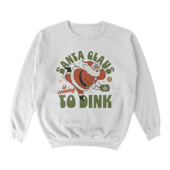 Pickleballsports Wallflower Santa Clause Dink Crewneck Sweatshirt - Unisex