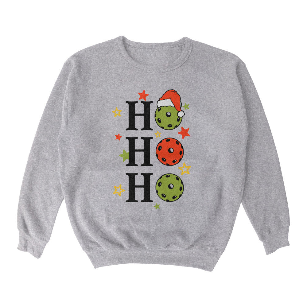 Pickleballsports Wallflower Ho Ho Ho PB Crewneck Sweatshirt - Unisex