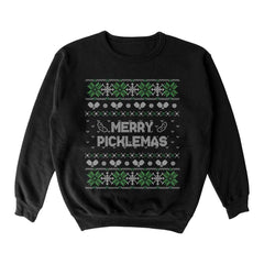 Pickleballsports Wallflower Merry Xmas Fairisle Crewneck Sweatshirt - Unisex