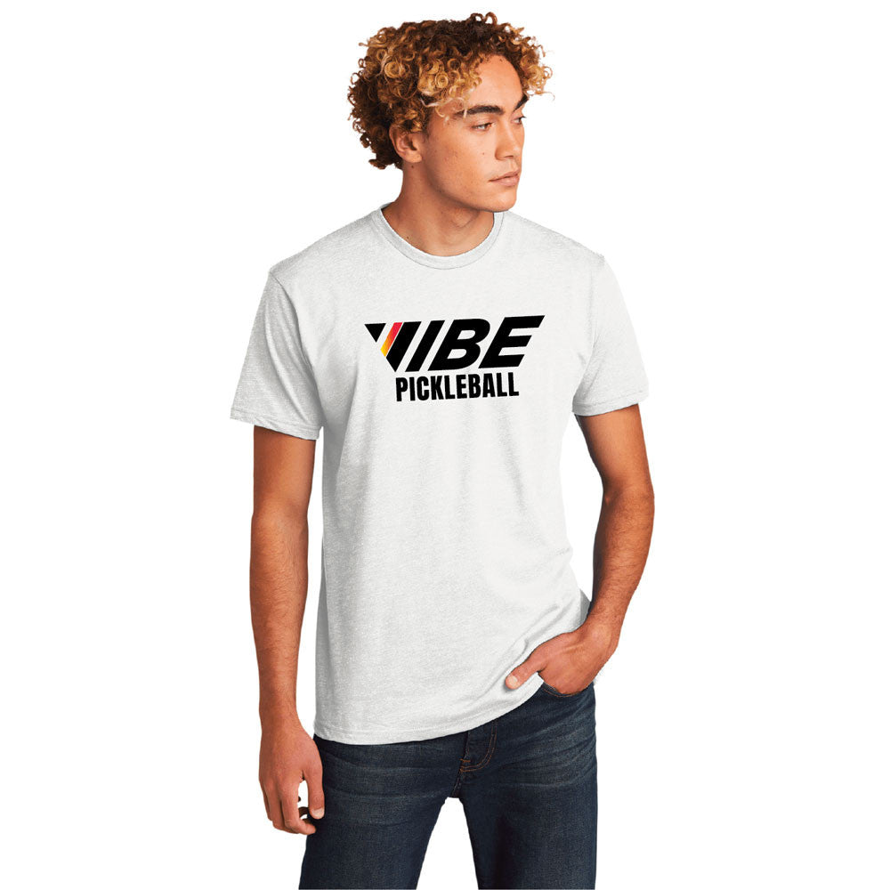 Pickleballsports VIBE Pickleball Logo White T-Shirt